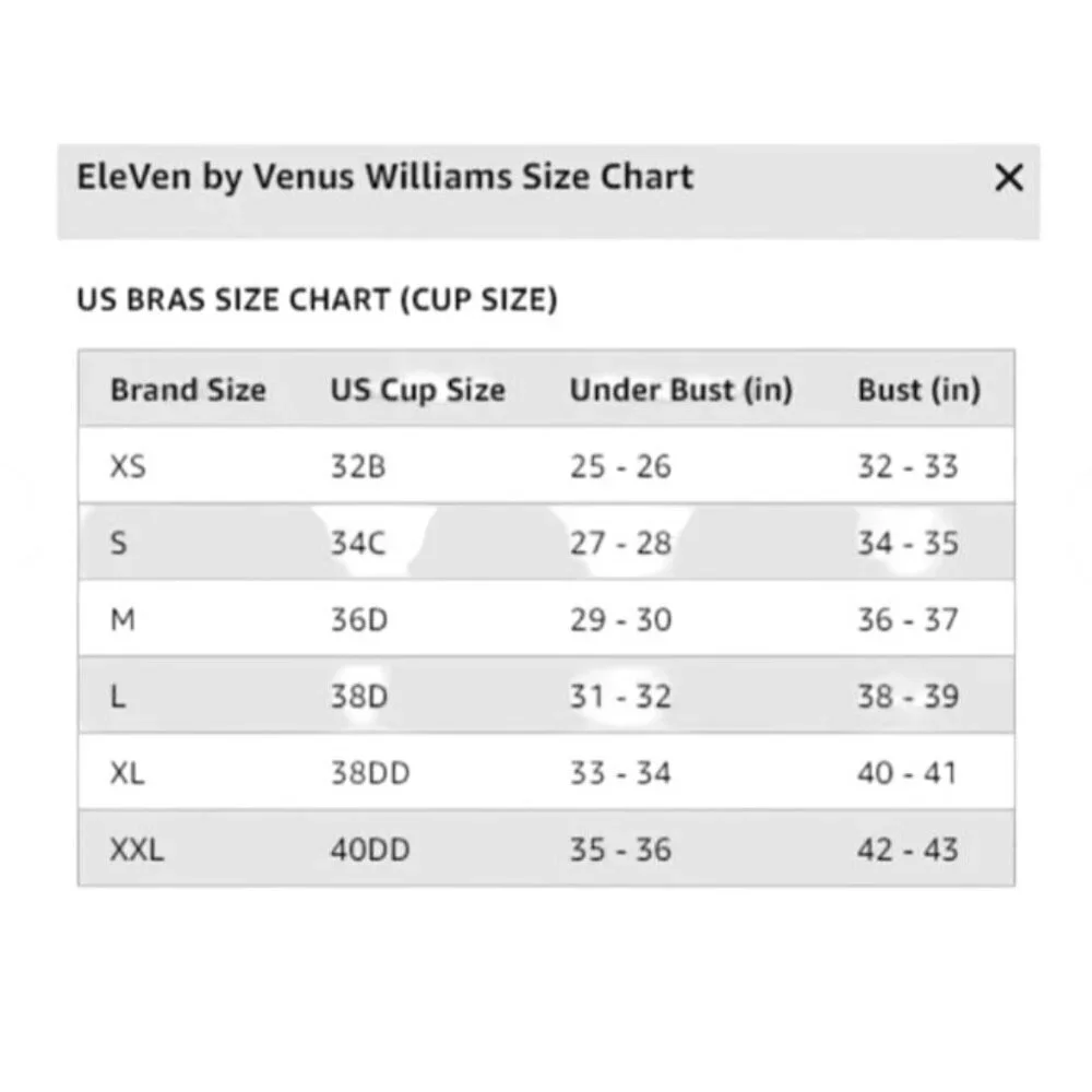 Eleven By Venus Williams Kudos Sports Bra Lemon Yellow XL - Picture 4 of 5